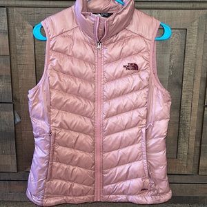 The North Face. Pink Puffer Vest. Size Medium.